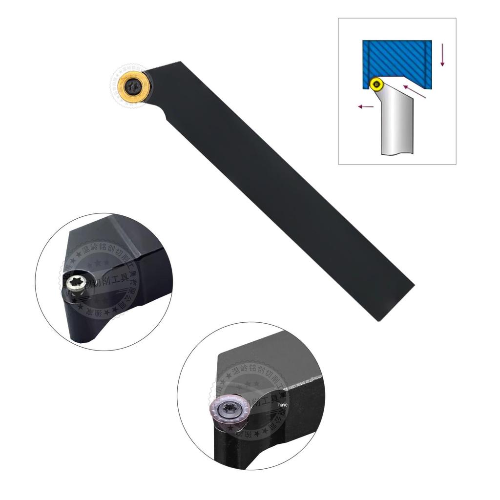 CNC Lathe Tool Holder for External Threading with Round Insert, Models SRGCR1616H06 & SRGCL2525M08