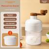Manual Small Shaved Ice Machine for Home and Stall, Hand Cranked Ice Shaver