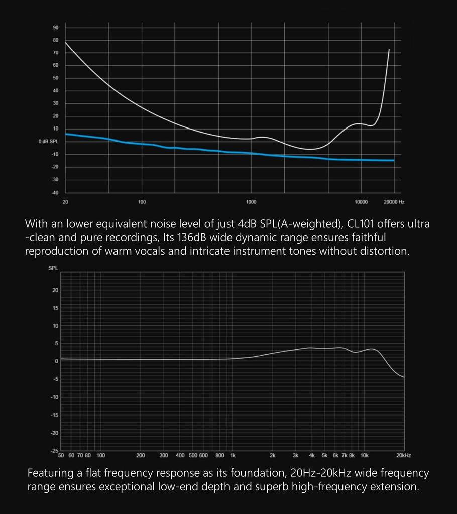 TOPPING Professional CL101 Studio Condenser Microphone, Gaming, XLR, Unidirectional, Shock Mount, Windscreen, Pop Filter, for Video Streaming, Home