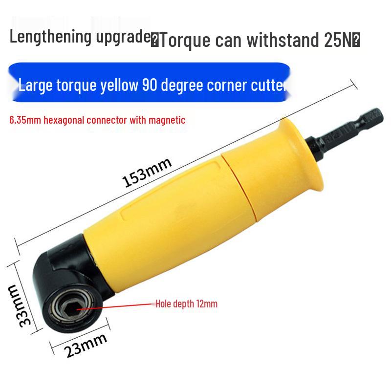 90° Hochdrehmoment Flexwellen-Adapter für Bohrmaschine & Schraubendreher