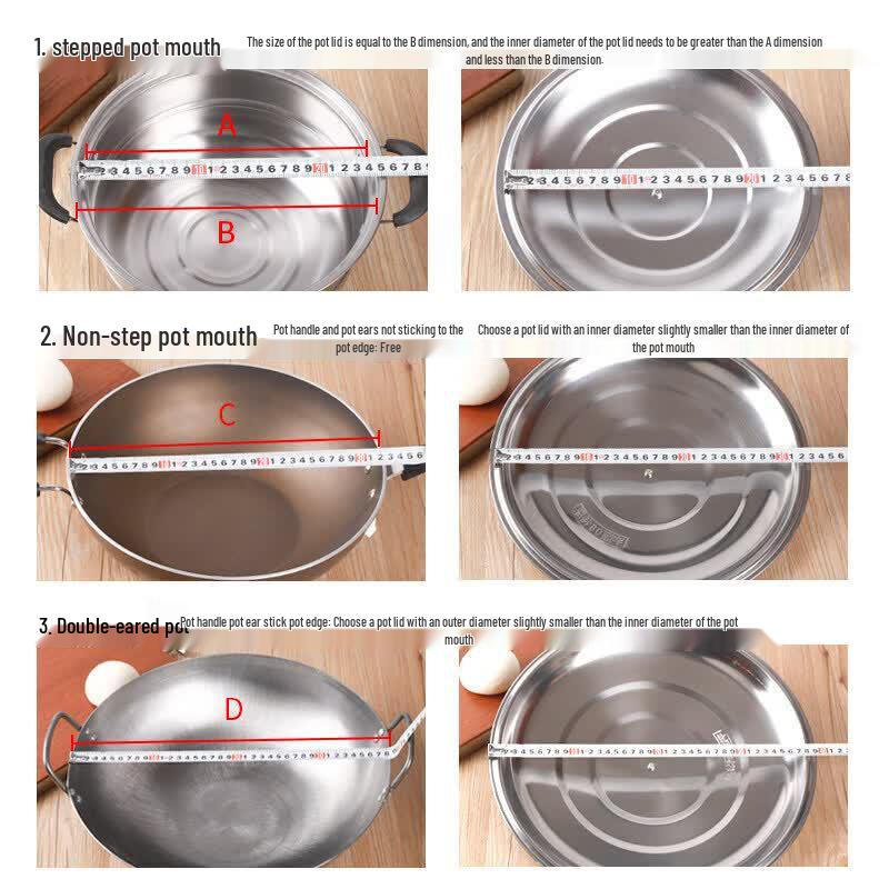 Biaoxing Stainless Steel See-Through Pot Lid
