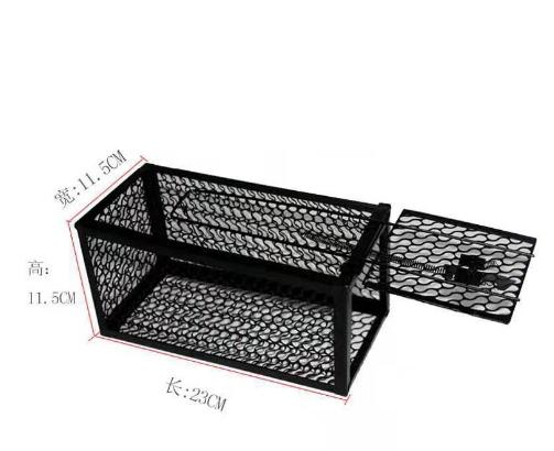 

1 шт. Гуманная клетка-ловушка для крыс - Нетоксичная ловушка для живых животных с множеством отсеков, Прочная металлическая сетка для M