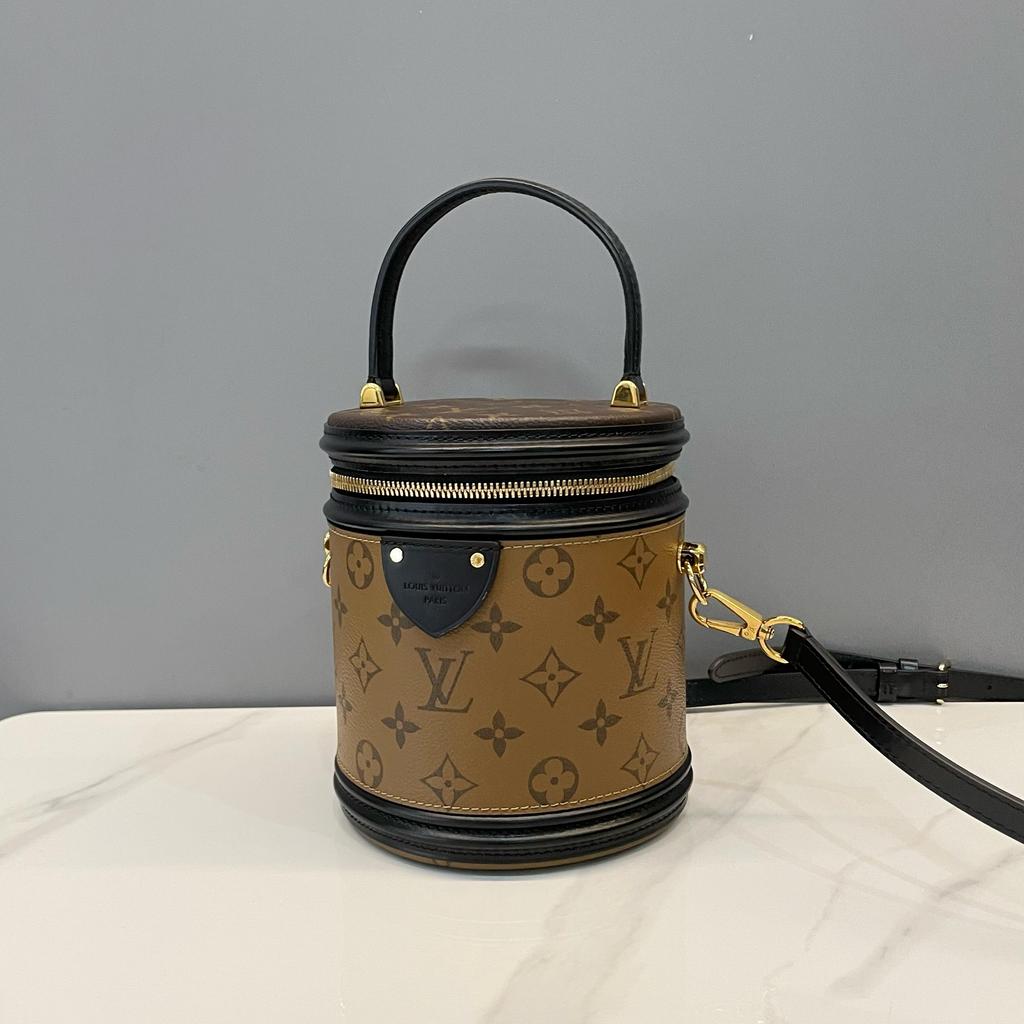 [Pre-Owned] Louis Vuitton Cannes 'Brown Monogram Reverse Canvas' - Excellent #K092WE