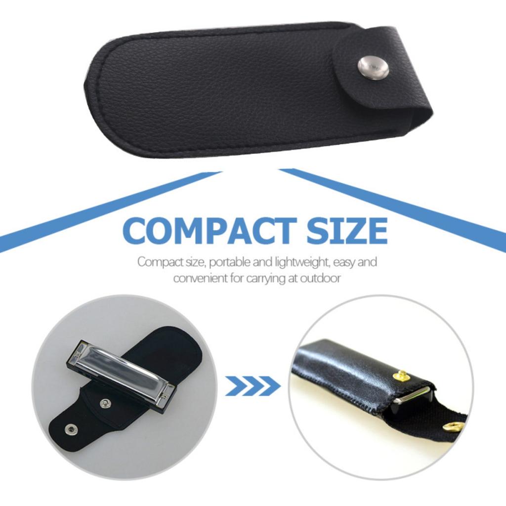 10 Holes 21 Holes 24 Holes Blues Harmonica Leather Case Harmonica Bag Harmonica Leather Case Bag Harmonica Leather Harmonica Leather Case