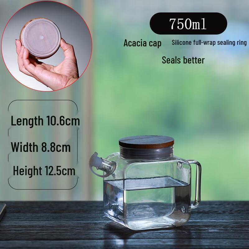 

Handmade Glass Cold Brew Tea and Water Pitcher
