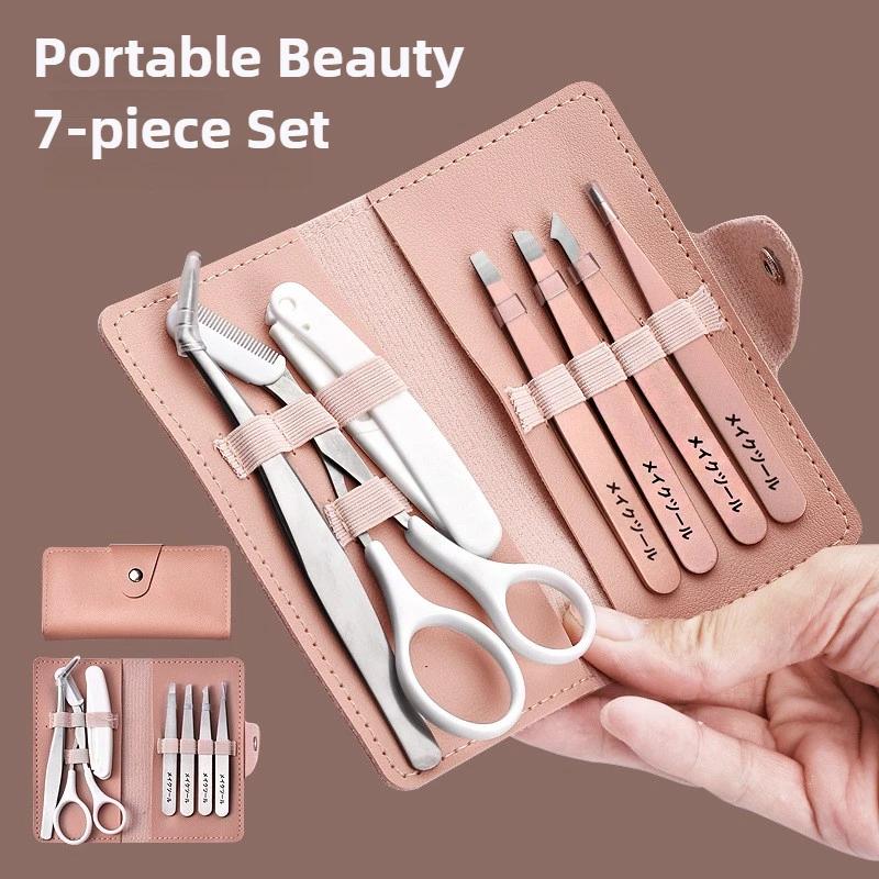 4Pcs Precision Stainless Steel Tweezers For Eyebrow Hair Facial Hair Removal Splinter Blackhead Slant Tip Angle Tip Pointed Tip