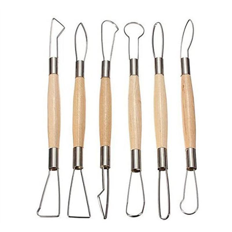 Nerezová ocelová keramická špachtle, škrabka na polymerovou hlínu, hrnčířské modelovací nástroje, umění, olejomalba, nože, špachtle na dorty, sada