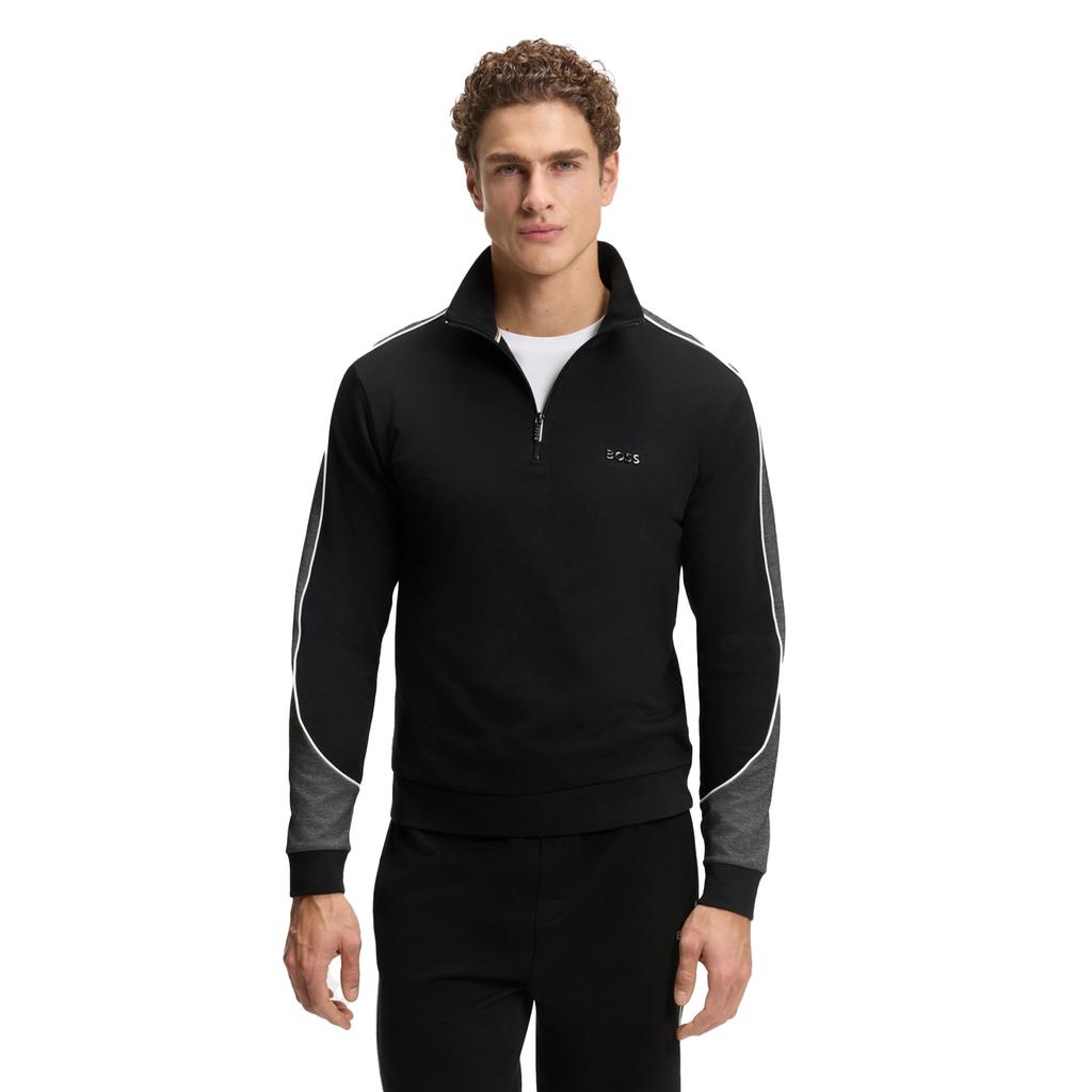 Boss Mens Colour Block Contrast Piping Track Jacket