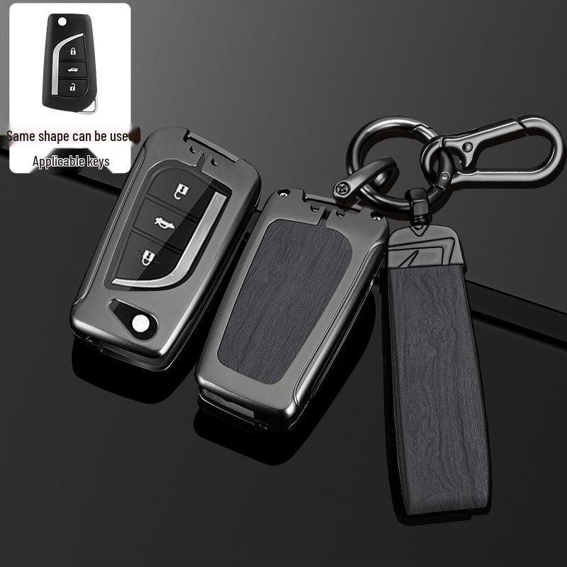 Toyota Avalon Camry Key Case for Highlander, RAV4, Corolla, Levin, and CHR Models.