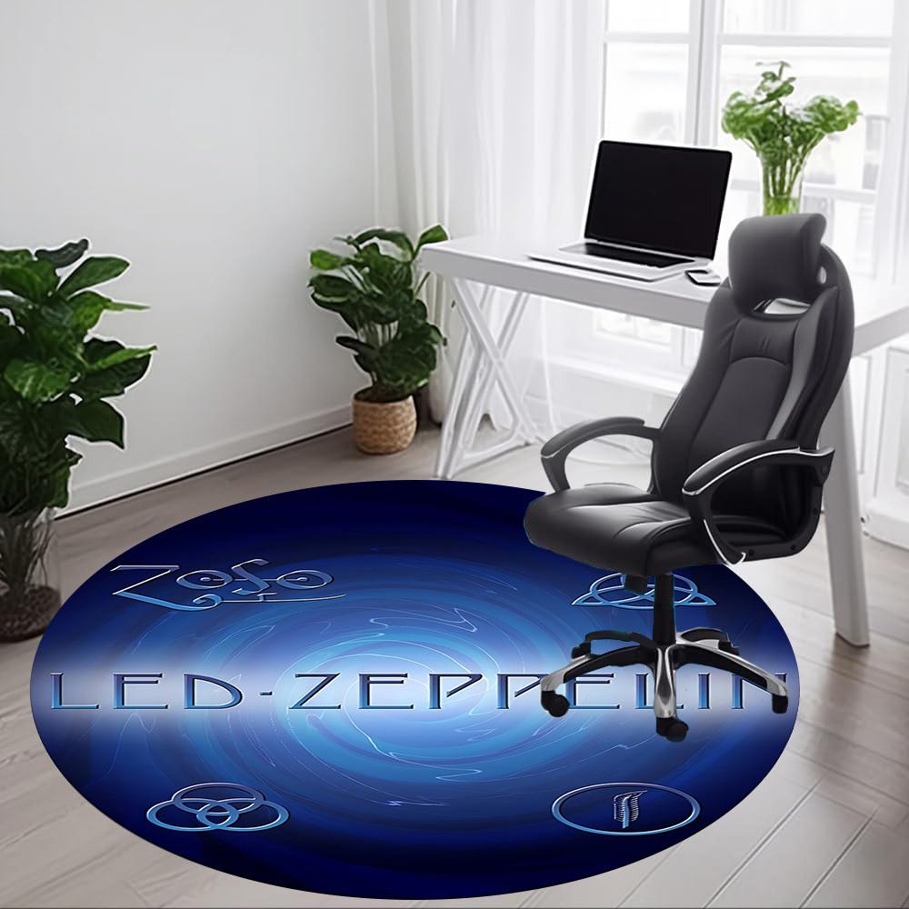 1pc LED ZEPPELINChair Carpet for Office, Non-slip, Soft and Durable Office Rug for Interior Decoration, Perfect for Office yy250925153