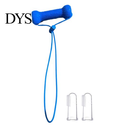 Canine Dental Prop Dog Tooth Brushing Helper, Pet Chewable Toy, Dual-Action Oral Back Molar Cleaning Toy Care Tool for Teeth, Removing Tartar