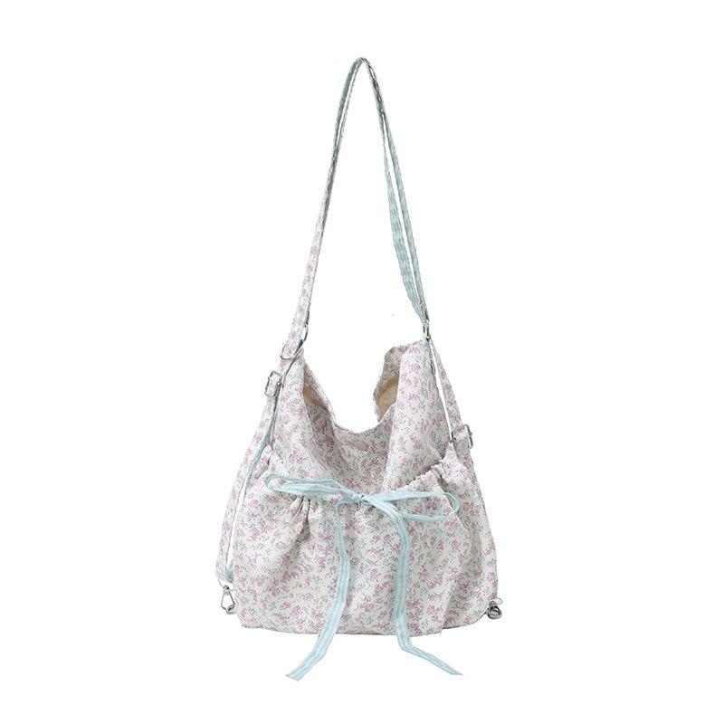 Spring and Summer Floral Lightweight Handbag New Cute and Beautiful Casual Backpack Shoulder Bag Versatile Practical Bag