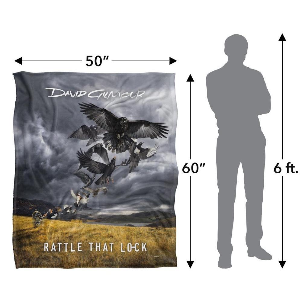 David Gilmour Rattle That Lock Silky Supersoft Blanket