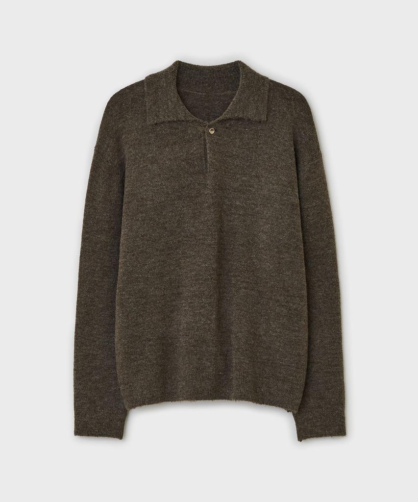 Bellie Blando Polo Knit - Brown