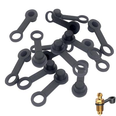 Brake Bleed Nipple Caps Rubber Caps High Temperature Resistant Corrosion Resistant Anti-aging Durable Dust