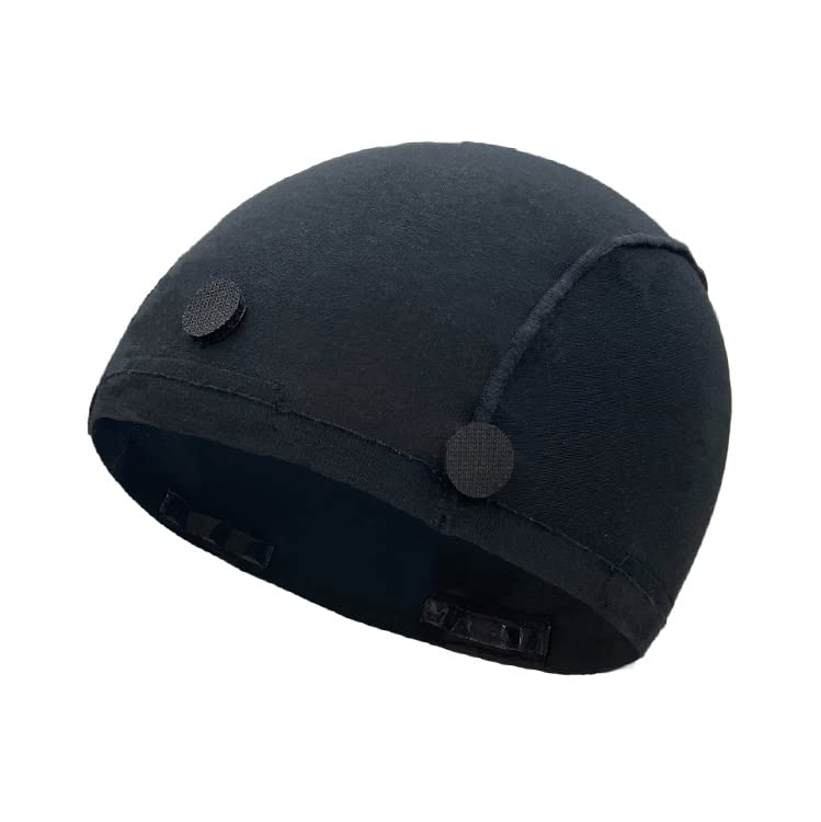 

Парик для медицинского использования с премиальным внутренним размером wgn040M [AQUADOLL], противоскользящий, приятный для кожи, шапочка, M, чёрный