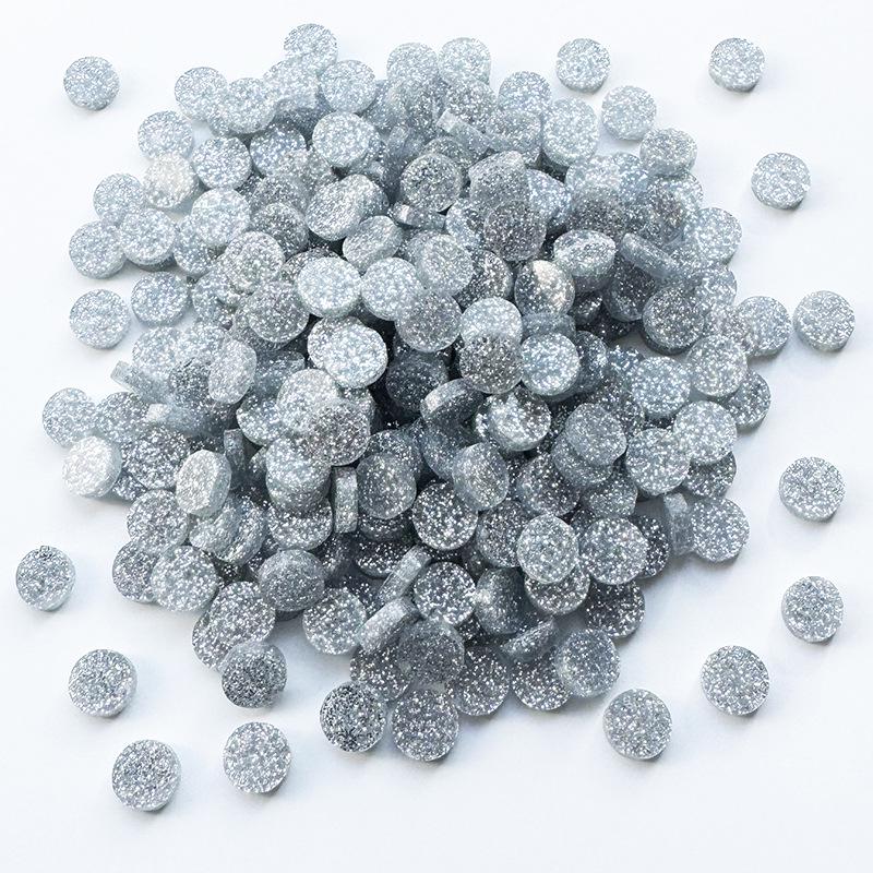 200g Bunte Runde Acryl-Mosaiksteine für DIY-Kunstprojekte