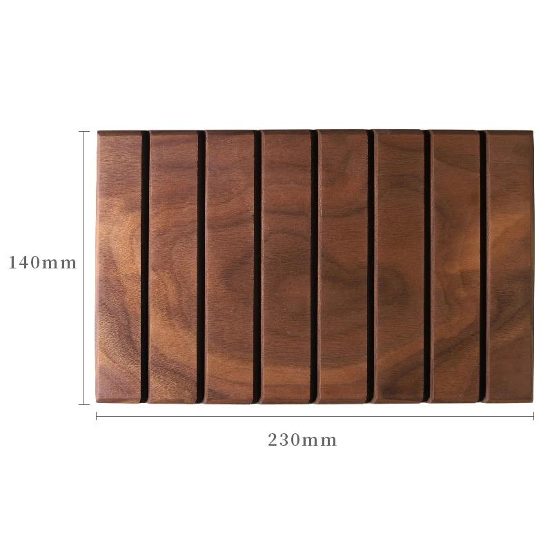 Simple Walnut Vintage Jewelry Ring Showcase Stand Creative High-end Light Luxury Jewelry Display Tray Storage Jeweler Counter  Ornaments Accessory