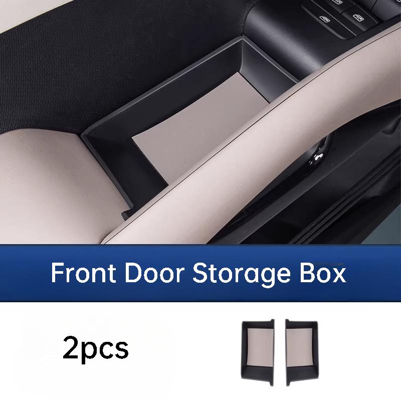 For BYD Atto 3 Yuan Plus ADAS Smart Driving Edition Car Door Handle Storage Box Leather Organizer Tray Interior Accessories