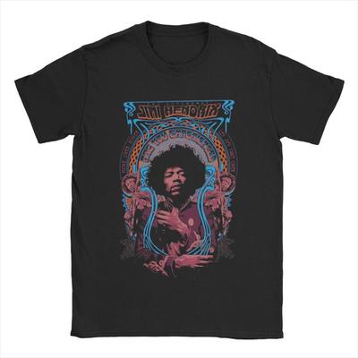 Jimi Hendrix  New Bestseller Unisexs Cotton Yk Rock Album Graphic Hawaiian Luxury Hiphop Style Shirt Women Summer Tshirt