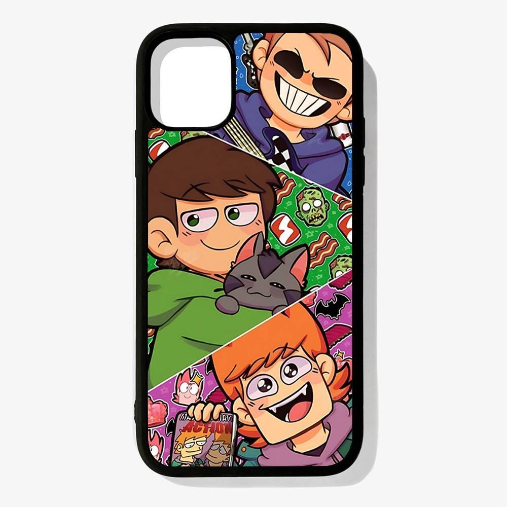 

Мультяшный Милый Чехол Для Телефона E-Eddsworlds Для Iphone 11 12 13 14 15 Pro Max 17 16 Plus Жесткий PC+TPU Задняя Крышка iPhone 16