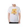 Nike Dri-Fit Just Do It Graphic Print Short Sleeve T-Shirt Men Tops White CV1076-100