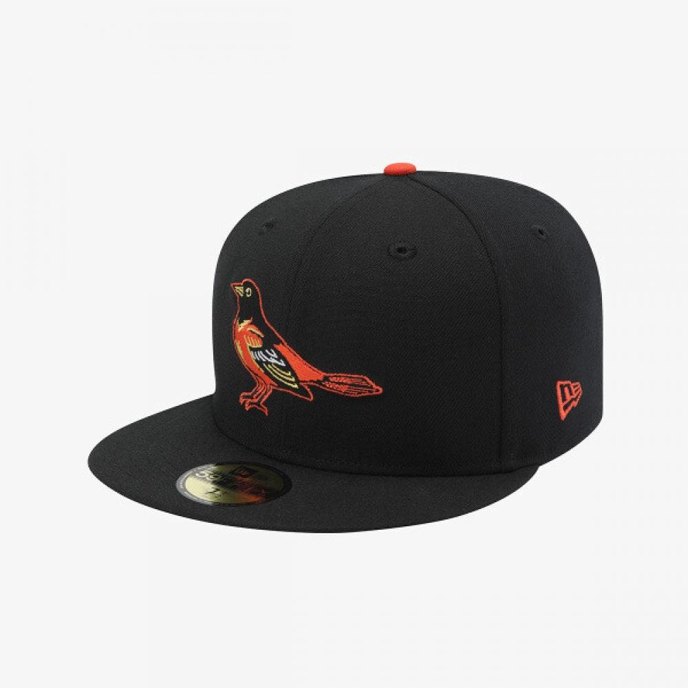 

New Era Baltimore Orioles Fitted Cap Black 15131695 blacks/818