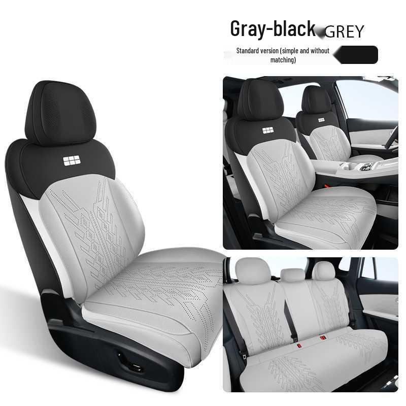 Geely Galaxy Starship 7 Universelles halbgeschlossenes Autositzkissen (Alle Jahreszeiten, Wildleder)