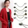1 Piece Alloy Shawl Clips Decorative Cardigan Clips Vintage Scarf Brooch Pin  For Shawl