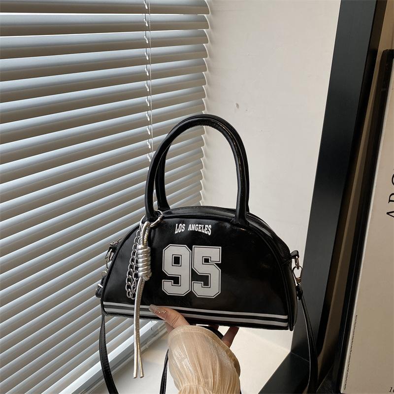 New fashion underarm bag women's tide glossy dumpling bag autumn simple casual one shoulder crossbody women's bag