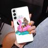 Girl Flamingo Summer Beach Phnoe Case for Samsung Galaxy S26 S25 Edge S23 S24 Ultra S22 Plus S21 S20 FE Unique Cover Soft Coque