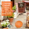 Round Planter Insert Plant Pot Insert Disc with Drainage Holes Flower Pot Filler Insert Less Potting Soil for Large Round Planters Indoor Outdoor Use