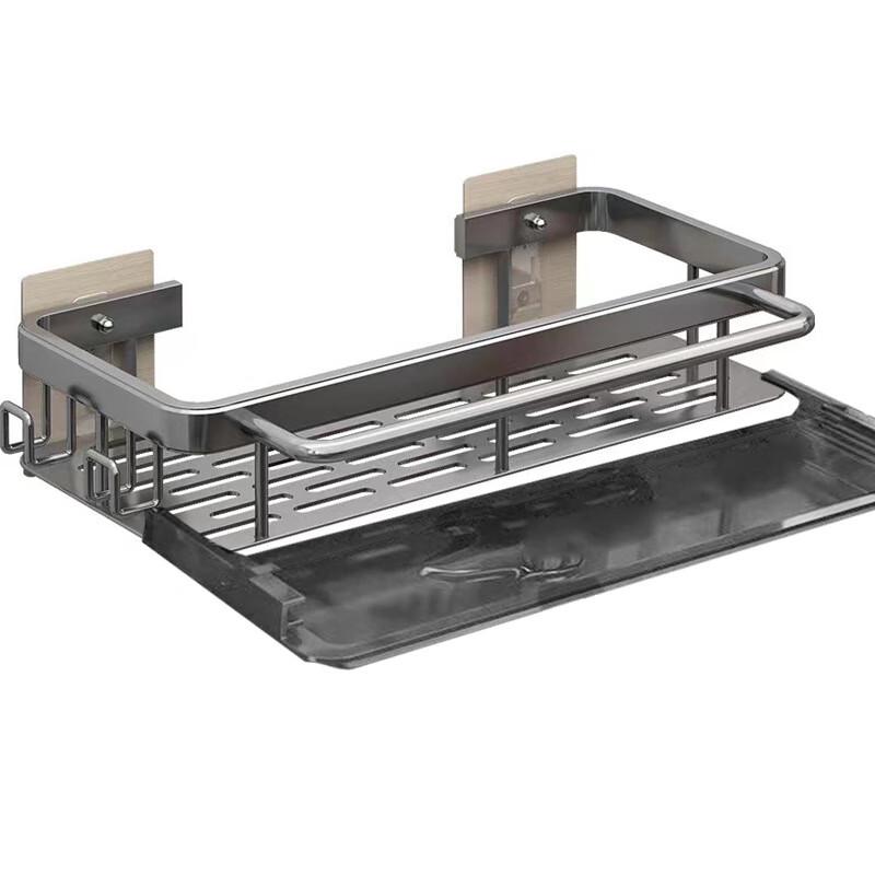 MDNG Punch-Free Kitchen & Bathroom Wall Shelf