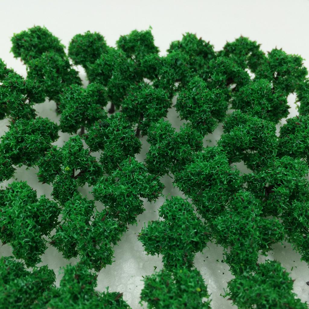 DauStage Forest for N Gauge and Architectural Available In 50 or 100 Colors 100 Trees, 3cm, Dioramas, Railways, Models, (13, Green, Pieces)