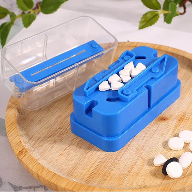 1Pc Pill Cutter Medicine Box Pill Cutting Splitter Drugs Tablet Cutter Divider