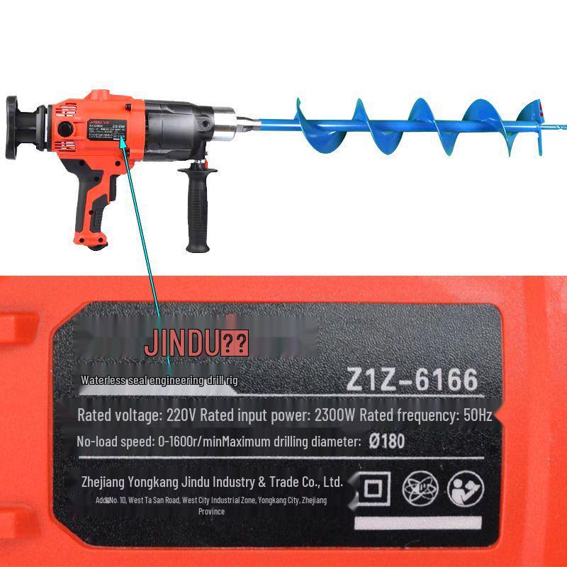 Leistungsstarker elektrischer Erdbohrer: Bohr- und Pflanzmaschine für Baum- und Gewächshausanwendungen