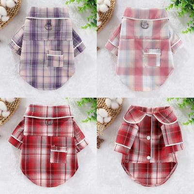 Ropa para Gato Perro Primavera Verano Pijama para Mascota Teddy Corgi Bigbear Bulldog Francés Pomerania Cachorro Ropa para Perro Pequeño