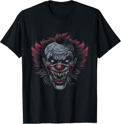 Scary Evil Clown Horror T-Shirt