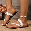 Women's 2026 New Multi-Strap Wrap Toe-Post Sandals Fresh Casual Summer Beach Vacation Shoes