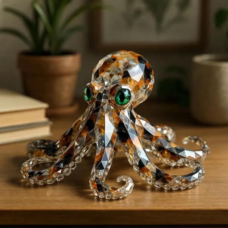 Octopus Statue Resin Sea Animal Ornament Collectible Sculptures For Outdoor Decor Beach Kitchen Desk Bathroom Offices Events