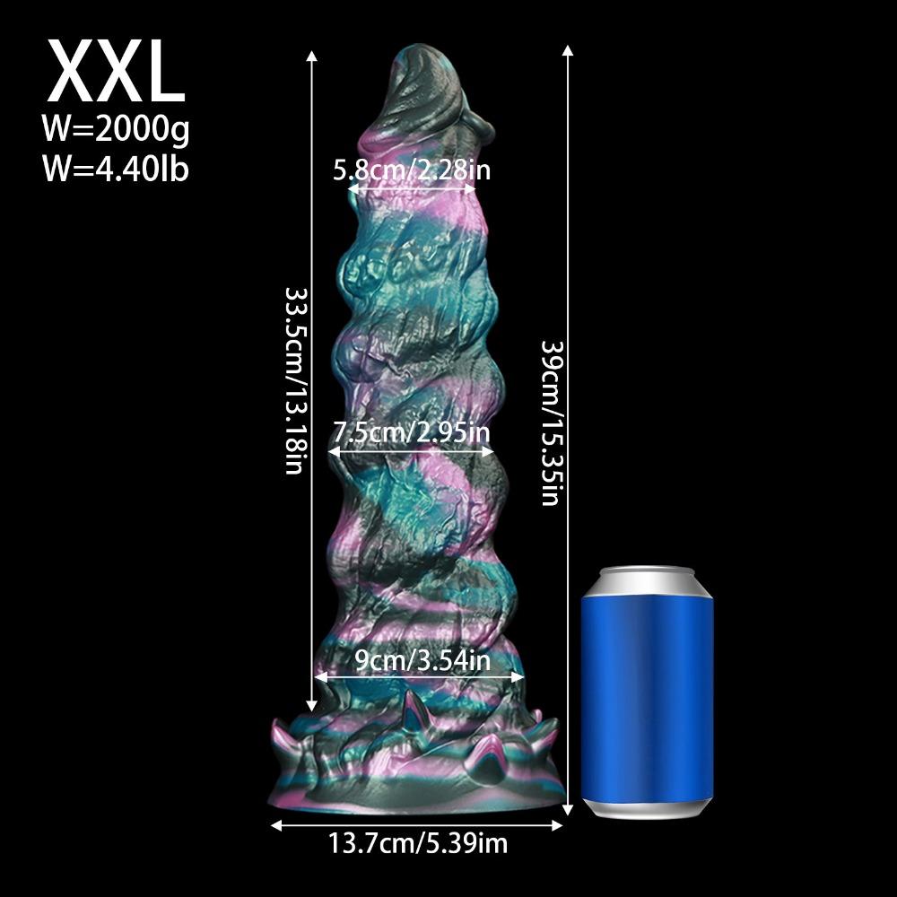Extra Groß Ultra Dick Muskel Pagode Analplug - SM Erwachsenenspielzeug für Männer & Frauen, Analmasturbations-Dildo