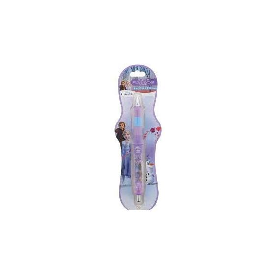 Sun-Star Stationery Disney Frozen 2 Mechanical Pencil Dr. Grip 0.5mm Play Border Elsa & Anna & Olaf, Shake-to-Advance Lead, Refillable Grip Colors
