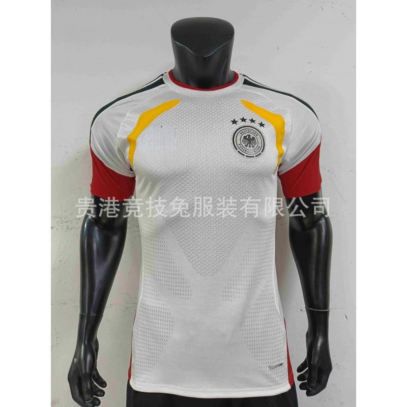 2425 Italy Home Thai Jersey Blue Background Olive Pattern Chiesa Short-sleeved Ice-sensitive Quick-drying
