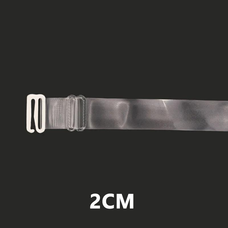 Clear Bra Straps Transparent Invisible Detachable Adjustable Silicone Women's Elastic Belt Intimates Accessories