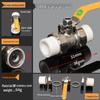 4-Point Double Union 20PPR Stainless Steel Ball Valve for Household Water Pipe Fittings