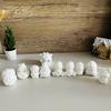 3D Cartoon Animal Silicone Molds Baking Molds Handmade Rabbits Chicken Plaster Molds Castings Molds Craft Supplies