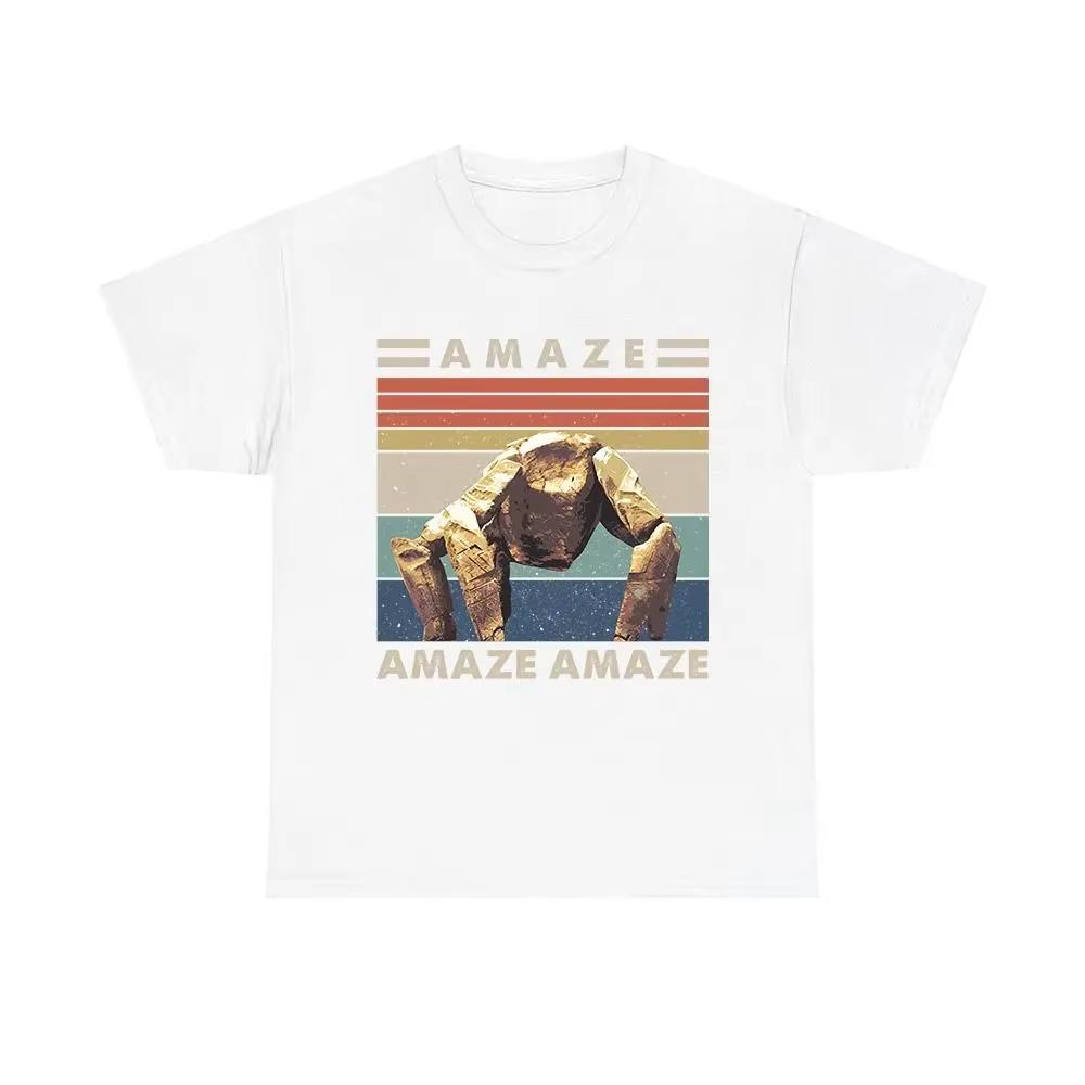 Project Hail Mary Rocky Funny Meme Graphics 100Cotton Unisex Shirt 2026 Summer Fashion Y2k Short Sleeve Shirt Movie Merchandise