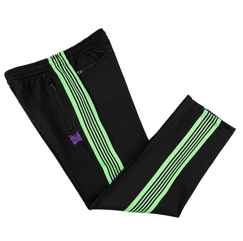 New High Street Fashion Loose Straight Butterfly Sports Pants - Unisex Black & White Striped Casual Trousers