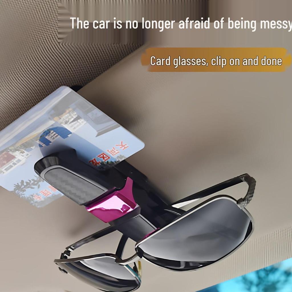 New Arrival: Multi-purpose Car Glasses Clip - Holds Sunglasses Securely!