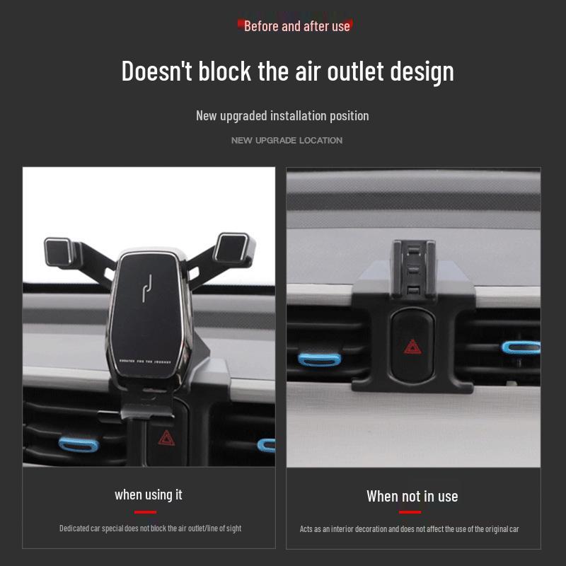 Compatible with 20-21 Wuling Hongguang MINI/MNI EV Car Phone & Navigation Holder